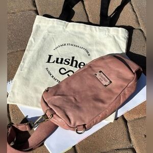 Lusher Italian Leather Sling Bag